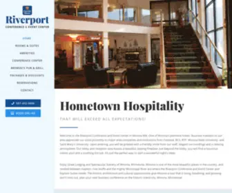 Riverportinn.com(Riverport Conference and Event Center) Screenshot