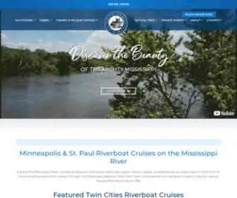 Riverrides.com(Padelford Riverboats) Screenshot