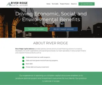 Riverridgecap.com(Tax Credit Advisory and Project Finance Advisory) Screenshot