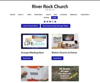 Riverrockchurch.com(Belle Plaine) Screenshot
