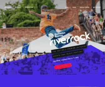 Riverrockrva.com(Dominion Energy Riverrock) Screenshot