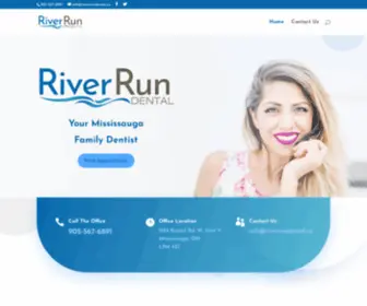 Riverrundental.ca(River Run Dental) Screenshot