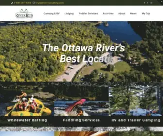 Riverrunrafting.com(River Run Campground and RV Park) Screenshot