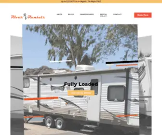 Riverrvrentals.com(River RV Rentals) Screenshot