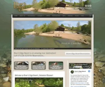 Rivers-Edge.com(River's Edge Resort) Screenshot