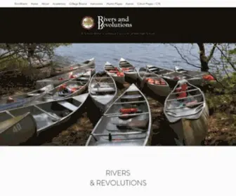 Riversandrevolutions.org(Rivers and Revolutions) Screenshot