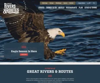 Riversandroutes.com(The Great Rivers & Routes of Southwest Illinois) Screenshot