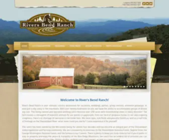 Riversbendranch.com(River's Bend Ranch) Screenshot