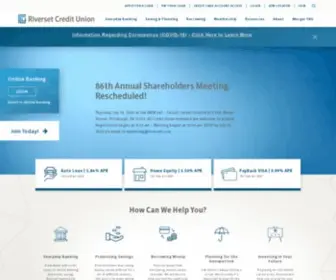 Riverset.com(Riverset Credit Union) Screenshot