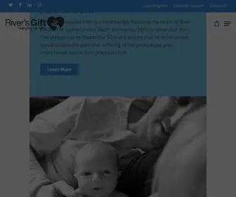 Riversgift.com(Australia’s Sudden Infant Death Syndrome Charity) Screenshot