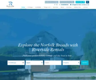 Riverside-Rentals.co.uk(Norfolk Broads Holiday Cottages) Screenshot