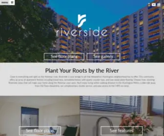 Riversidealexandria.com(Apartments in Alexandria) Screenshot