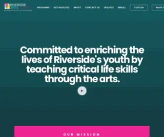 Riversideartsacademy.com(Bringing The Arts To Riverside's Children) Screenshot