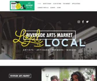 Riversideartsmarket.org(Riverside Avondale Preservation) Screenshot