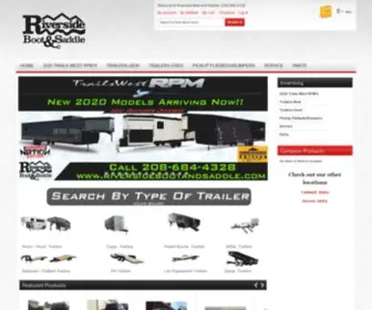 Riversidebootandsaddle.com(Trailers) Screenshot