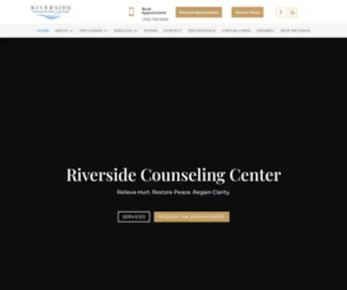 Riversidecounseling.net(Riverside Counseling Center) Screenshot