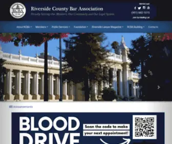 Riversidecountybar.com(Riverside County Bar Association) Screenshot