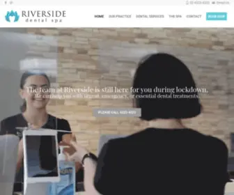 Riversidedentalspa.com.au(Your Central Coast Dentists) Screenshot