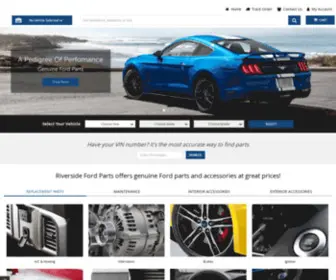 Riversidefordparts.com(Genuine Ford OEM Parts And Accessories) Screenshot