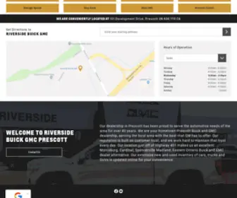 Riversidegm.ca(Riverside Auto Group) Screenshot