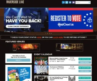 Riversidelive.com(Fox Riverside Live) Screenshot