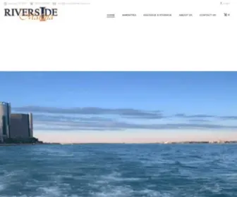 Riversidemarinas.com(Riverside Marina) Screenshot