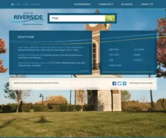 Riversidemo.com(City of Riverside Missouri Official Website) Screenshot