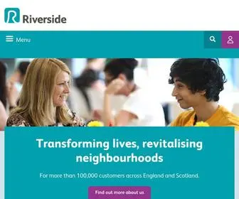 Riverside.org.uk(The Riverside Group) Screenshot