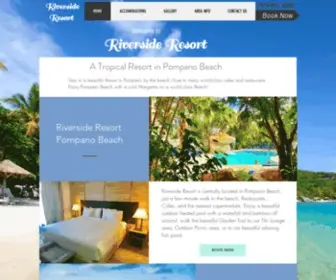 Riversidepompano.com(Resort in Pompano Beach) Screenshot