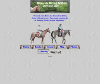 Riversideridingstables.com(Riverside Riding Stables) Screenshot