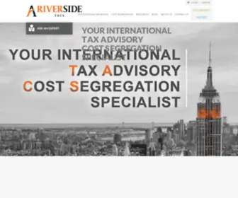 Riversidetacs.com(Tax Advisory and Cost Segregation) Screenshot