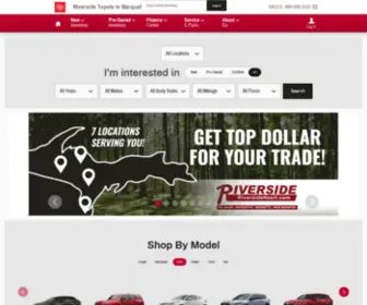 Riversidetoyotamarquette.com(Riversidetoyotamarquette) Screenshot