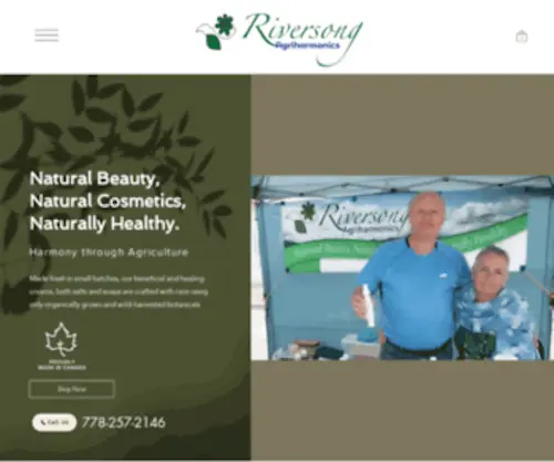 Riversongagri.com(Natural Wellness) Screenshot