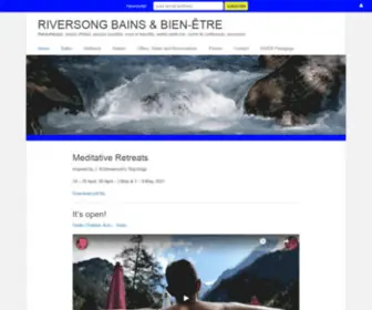 Riversong.ch(RIVERSONG BAINS & BIEN) Screenshot