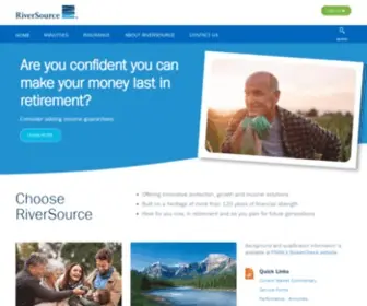 Riversource.com(Annuities and Insurance) Screenshot