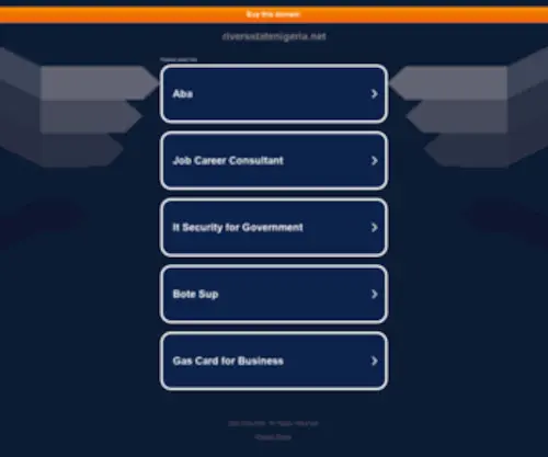 Riversstatenigeria.net(For Sale Domain) Screenshot
