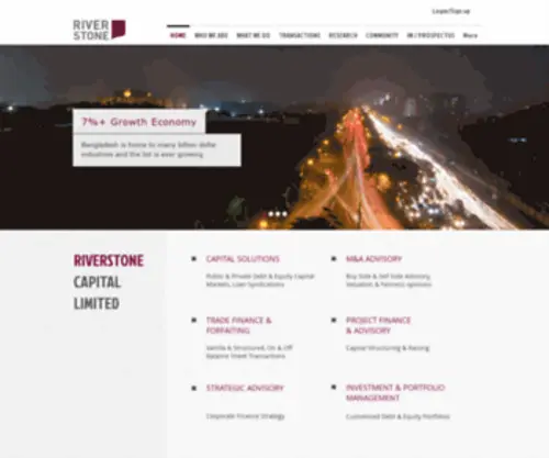 Riverstone.com.bd(Riverstone Capital Limited) Screenshot