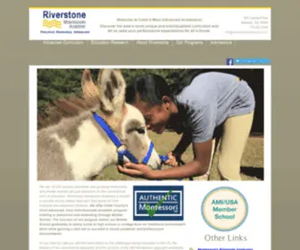 Riverstonemontessori.com(Top Rated Cobb County Schools Preschool through 9th Grade) Screenshot