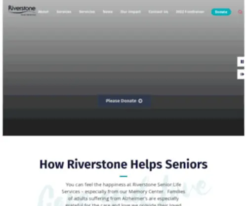 Riverstonenyc.org(Riverstone Senior Life Services) Screenshot