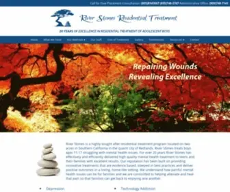 Riverstones.org(River Stones Residential Treatment Services) Screenshot