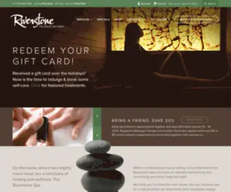 Riverstonespa.ca(Riverstone Spa Gift Cards) Screenshot