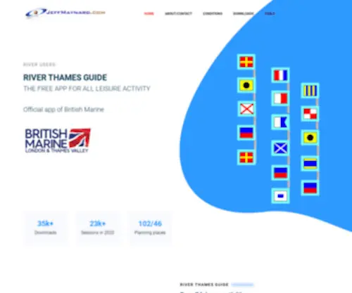 Riverthamesguide.net(River Thames Guide) Screenshot