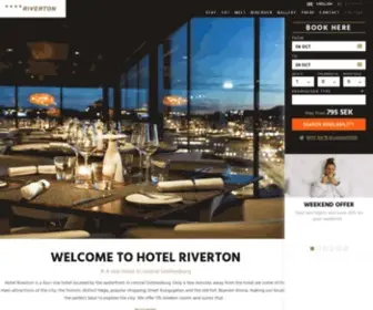 Riverton.se(Hotell Göteborg) Screenshot