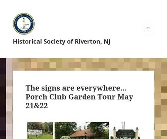 Rivertonhistory.com(Historical Society of Riverton) Screenshot