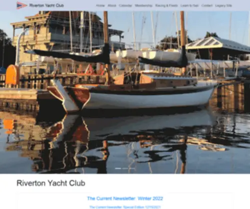 Rivertonyachtclub.org(Riverton Yacht Club) Screenshot