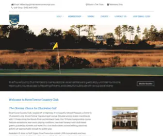 Rivertownecountryclub.com(Charleston Golf Course) Screenshot