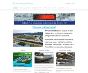 Rivertownemarina.com(Rivertowne Marina) Screenshot