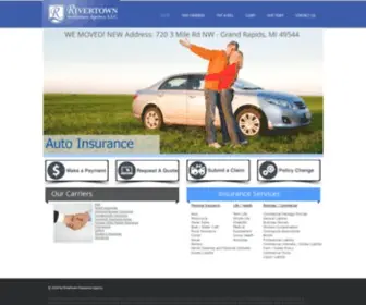 Rivertowninsuranceagency.com(Rivertown Insurance Agency) Screenshot