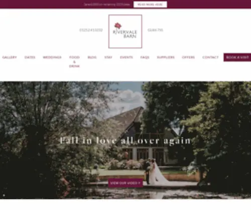 Rivervale-Barn-Weddings.co.uk(Create your perfect wedding day at Rivervale Barn. Rivervale Barn) Screenshot