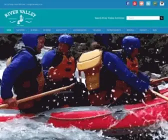 Rivervalley.co.nz(New Zealand's original adventure lodge) Screenshot